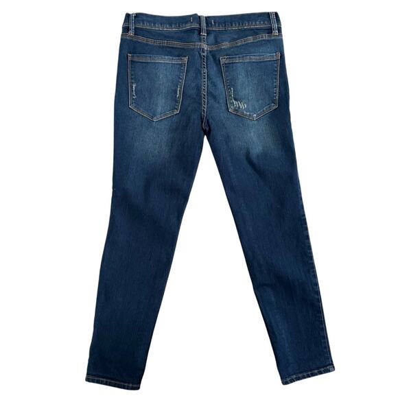 Free People FP Skinny Jeans women’s size 28 Blue Bodycon Preppy Cabincore - Picture 8 of 12
